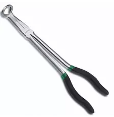 Плоскогубцы TOPTUL удлиненные прямые 280мм с круглым захватом d19 (DFAF1211)