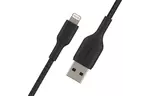 Дата кабель USB 2.0 AM to Lightning 0.15m black Belkin (CAA002BT0MBK)