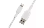 Дата кабель USB 2.0 AM to Lightning 0.15m white Belkin (CAA002BT0MWH)