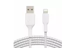 Дата кабель USB 2.0 AM to Lightning 0.15m white Belkin (CAA002BT0MWH)