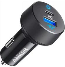 Зарядное устройство Anker PowerDrive PD 2 - 18W PD & 12W PowerIQ LED (Black) (A2721HF1)