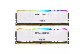 Модуль пам'яті для комп'ютера DDR4 32GB (2x16GB) 3200 MHz Ballistix White RGB MICRON (BL2K16G32C16U4WL) - Фото