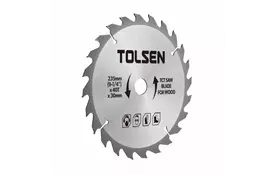 Диск Tolsen пильний з ТВС напайками по дереву 235х60Т * 30мм (76451) - Фото