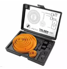 Коронка Tolsen коронок по дереву 16 предм 19-127 мм (75867)