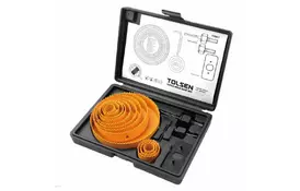 Коронка Tolsen коронок по дереву 16 предм 19-127 мм (75867) - Фото