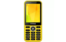 Мобильный телефон Sigma X-style 31 Power Yellow (4827798854761) - Фото