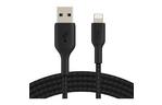 Дата кабель USB 2.0 AM to Lightning 1.0m black Belkin (CAA002BT1MBK)