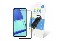 Стекло защитное GLOBAL Full Glue Oppo A52 black (1283126503153) - Фото