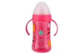 Поїльник-непроливайка Suavinex Історії маленьких монстрів, 270 мл, рожевий (303615) - Фото