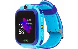 Смарт-часы Discovery iQ3700 Camera LED Light Blue Детские смарт часы-телефон трек (iQ3700 Blue) - Фото