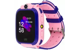 Смарт-часы Discovery iQ3700 Camera LED Light Pink Детские смарт часы-телефон трек (iQ3700 Pink) - Фото