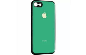 Чохол для моб. телефону Gelius Metal Glass Case for iPhone 7/8 Green (00000077011) - Фото
