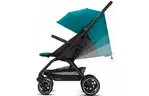 Коляска Cybex Eezy S + 2 BLK River Blue turquoise (с бампером) (520001709)