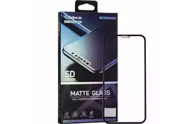 Скло захисне Gelius Pro 5D Matte Glass for iPhone XR Black (00000070963) - Фото
