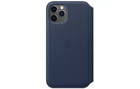 Чохол для моб. телефону Apple iPhone 11 Pro Leather Folio -Deep Sea Blue (MY1L2ZM/A) - Фото