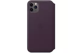 Чохол для моб. телефону Apple iPhone 11 Pro Max Leather Folio -Aubergine (MX092ZM/A) - Фото