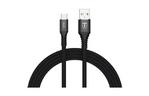 Дата кабель USB 2.0 AM to Type-C 2.0m Jagger Black T-PHOX (T-C814(2) black)