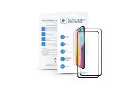 Стекло защитное 2E Basic Samsung A10s(A107), 2.5D FCFG, black border (2E-G-A10S-SMFCFG-BB) - Фото