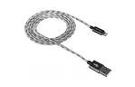 Дата кабель USB 2.0 AM to Lightning 1.0m Dark gray CANYON (CNE-CFI3DG)