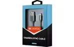 Дата кабель USB 2.0 AM to Lightning 1.0m MFI flat Dark gray CANYON (CNS-MFIC2DG)