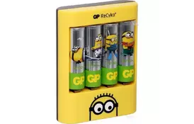 Зарядний пристрій для акумуляторів GP GP-U411 + AA 2700mAh * 4 (U411 270AAHCWA12FMC-2UE4) - Фото