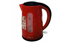 Электрочайник SATURN ST-EK8439 Red/Black - Фото