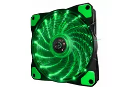 Кулер для корпуса Frime Iris LED Fan 15LED Green (FLF-HB120G15) - Фото