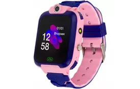Смарт-часы Discovery iQ4900 Camera LED Light Pink Детские смарт часы-телефон трек (iQ4900 Pink) - Фото
