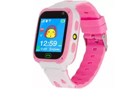 Смарт-часы ATRIX iQ2300 IPS Cam Flash Pink Детские телефон-часы с трекером (iQ2300 Pink) - Фото