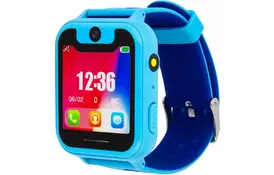 Смарт-часы Discovery iQ4500 Camera LED Light (blue) Детские смарт часы-телефон с (iQ4500 blue) - Фото