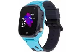 Смарт-часы ATRIX iQ2100 IPS Cam Blue Детские телефон-часы с трекером (iQ2100 Blue) - Фото