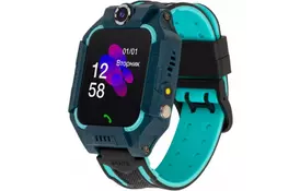 Смарт-часы ATRIX iQ2500 IPS Cam Flash Blue Детские телефон-часы с трекером (iQ2500 Blue) - Фото