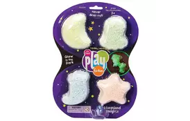 Набір для творчості Educational Insights Набір кулькового пластиліну Зоряне сяйво 4 кольори (EI-1908) - Фото