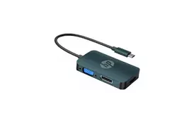 Порт-реплікатор HP USB3.1 Type-C --> HDMI/VGA/DP/, 0.2м (DHC-CT200) - Фото