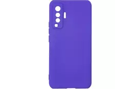 Чохол для моб. телефону DENGOS Carbon Vivo X50, violet (DG-TPU-CRBN-101) (DG-TPU-CRBN-101) - Фото