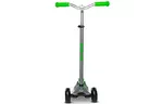 Скутер Micro Maxi Deluxe PRO Grey/Green (MMD089)
