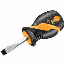 Отвертка Tolsen Викрутка Ерго прямий шліц 5.5х38 мм (20131)