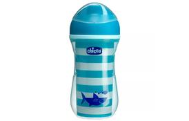 Поильник-непроливайка Chicco Active Cup 266 мл 14 мес+ голубой (06981.20.02) - Фото