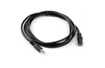 Кабель мультимедийный Jack 3.5mm M/F 1.8 m Vinga (VCPDCJ35MF1.8BK)