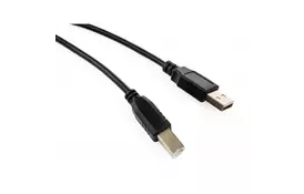 Кабель для принтера USB 2.0 AM/BM 3.0 m Vinga (VCPDCAMBM3.0BK) - Фото