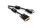Кабель мультимедийный DVI to DVI 24+1pin 1.8 m Vinga (VCPDCDVIMM1.8BK)