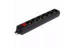 Сетевой фильтр питания SVEN Optima 5m, 6 роз., Black (00100088)