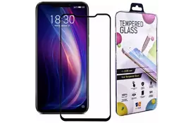 Скло захисне Drobak Meizu X8 (Black) (454533) (454533) - Фото
