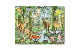 Пазл Larsen рамка-вкладыш Макси Животный мир Европы (FH17) - Фото