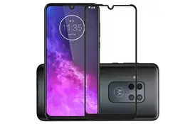 Стекло защитное Drobak Motorola One Zoom (Black) (454521) (454521) - Фото