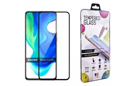 Стекло защитное Drobak Poco F2 Pro Full Cover Full Glue (Black) (222222) (222222) - Фото