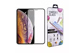 Скло захисне Drobak Apple iPhone X Full Cover Full Glue (Black) (121293) (121293) - Фото