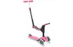 Скутер Globber Go up sporty plus lights 5 в 1 розовый с подсветкой (642-110)