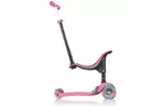 Скутер Globber Go up sporty plus lights 5 в 1 розовый с подсветкой (642-110)