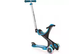 Скутер Globber Go up comfort lights 5 в 1 синій з підсвічуванням (459-100-2) - Фото